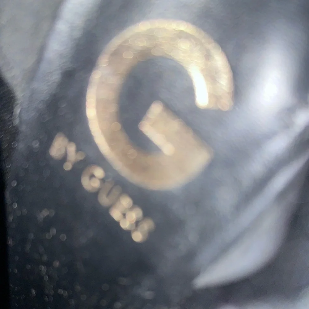 Guess GGDolli2 Black Quilted Platform Knee High Heeled Boots